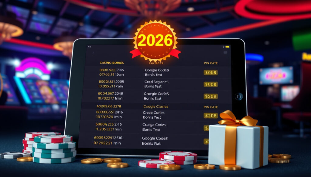 Bonuskoder for online casino – beste tilbud i 2026