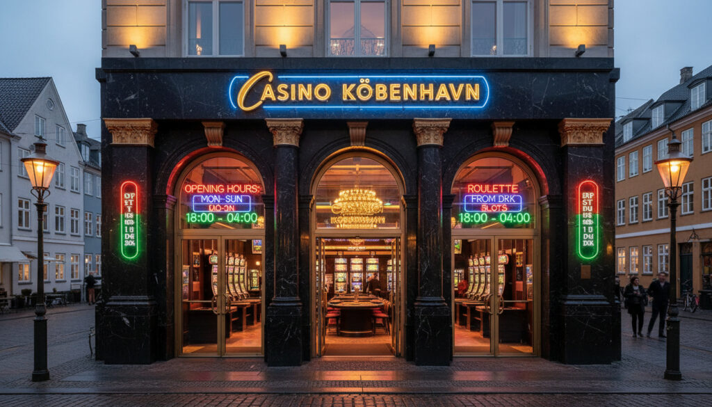 Casino i København – Åpningstider, priser og fasiliteter