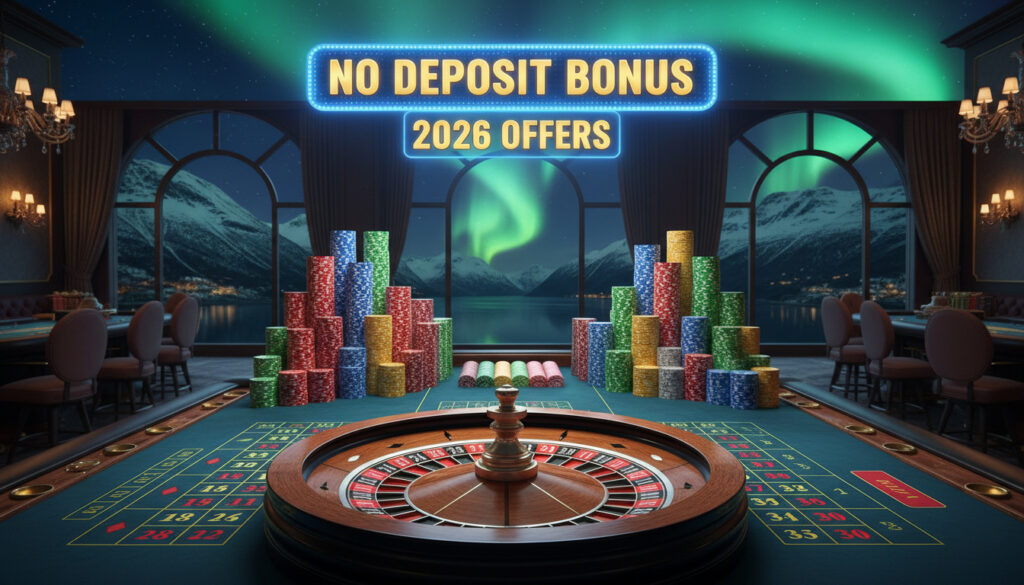 Casino No Deposit Bonus – Beste norske tilbud 2026