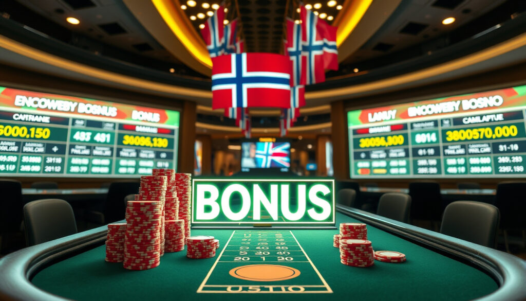 Casino sider med bonus – Sammenlign norske casino bonuser
