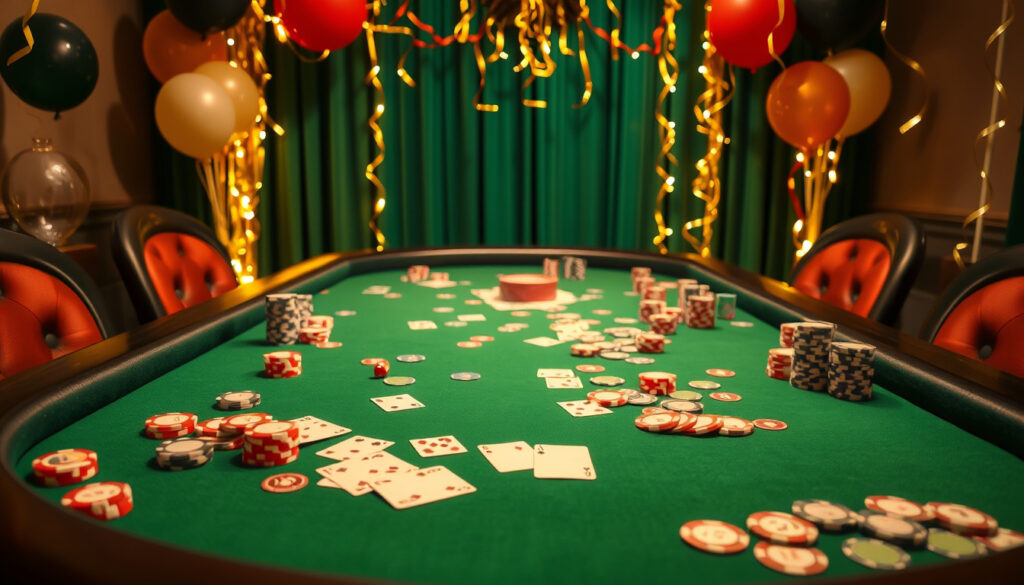 Casino temafest: planlegging, kostymer og spill