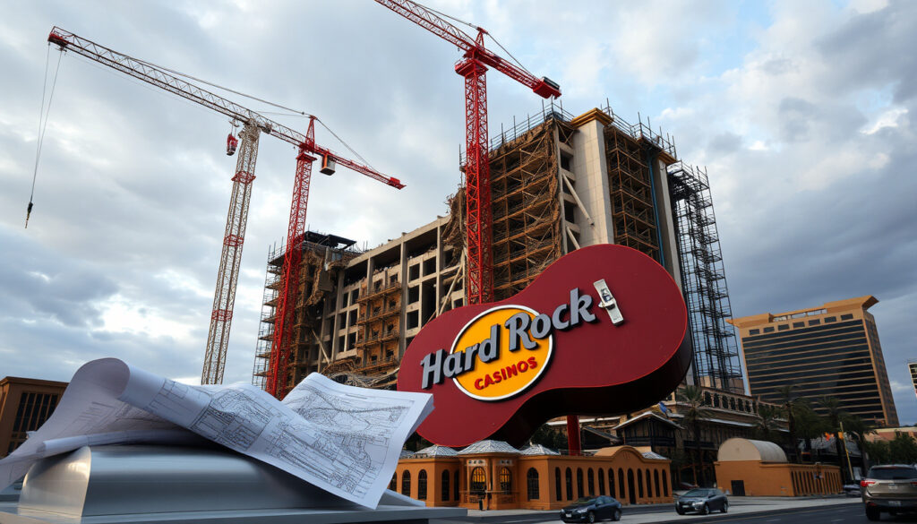 Hard Rock Hotel og Casino – Historie, kollaps og nye prosjekter