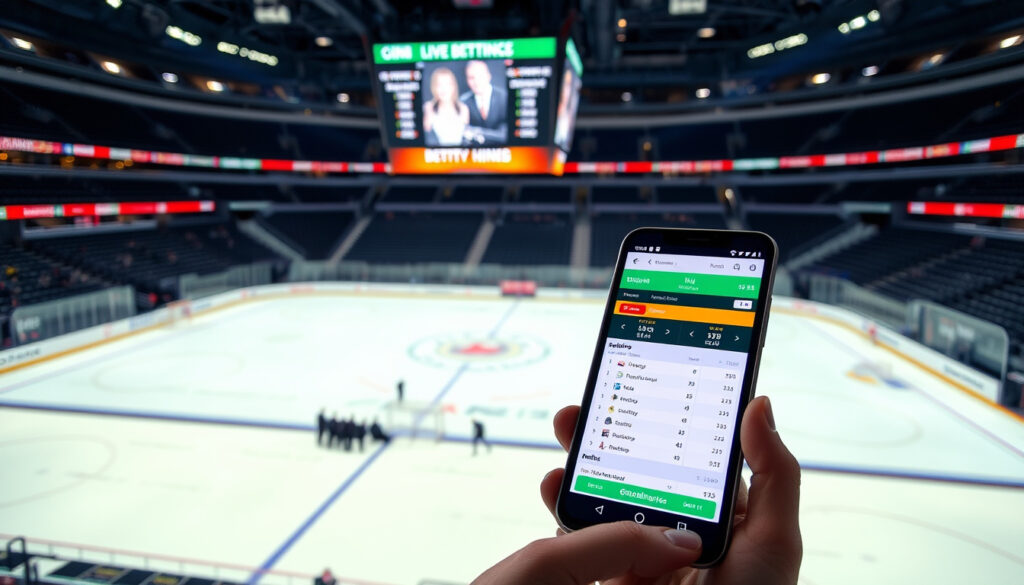 Live betting på hockey – guide for norske spillere
