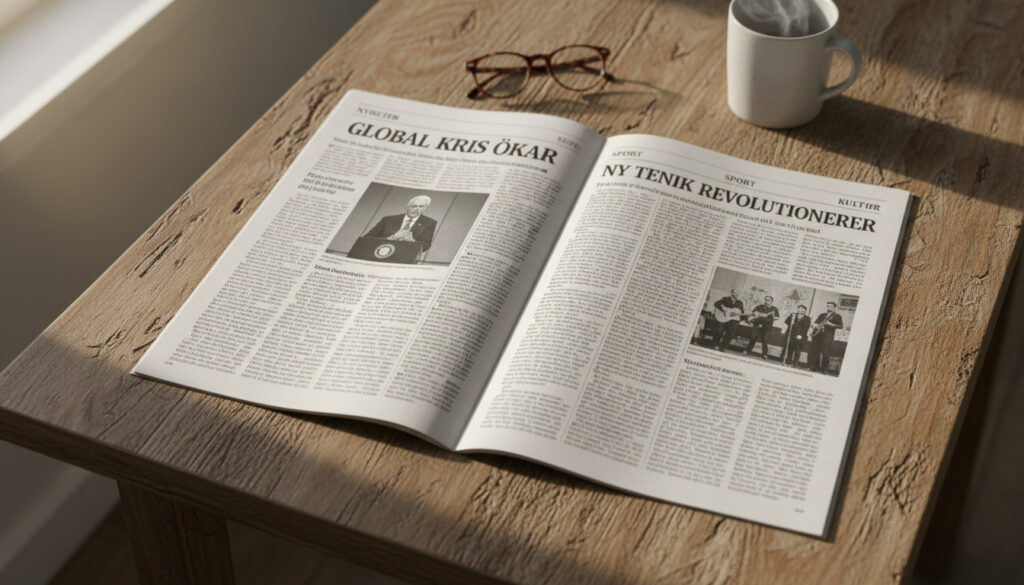 Newspaper – Definisjon, Kjennetegn, Seksjoner og Layout